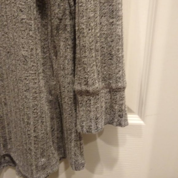 French Laundry Sweater Knit Asymmetrical Button Cowl Neck Top size 2x - Picture 3 of 5